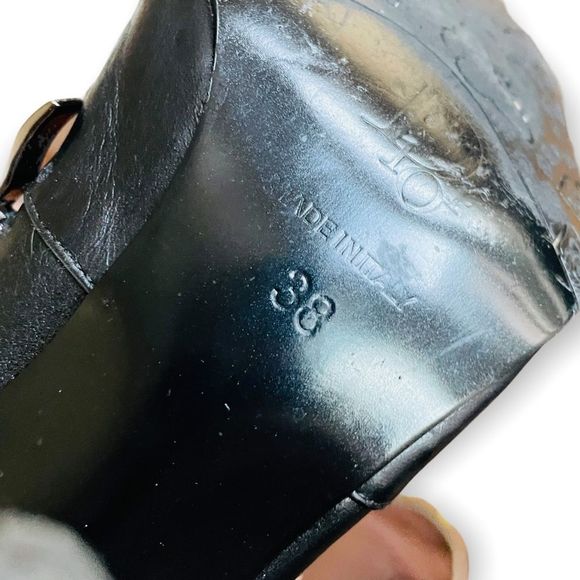 Dior authentic signature Black leather boots Point told heels 38 - Picture 4 of 10